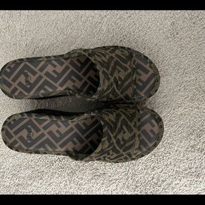 Authentic!!! Fendi platform sandals
